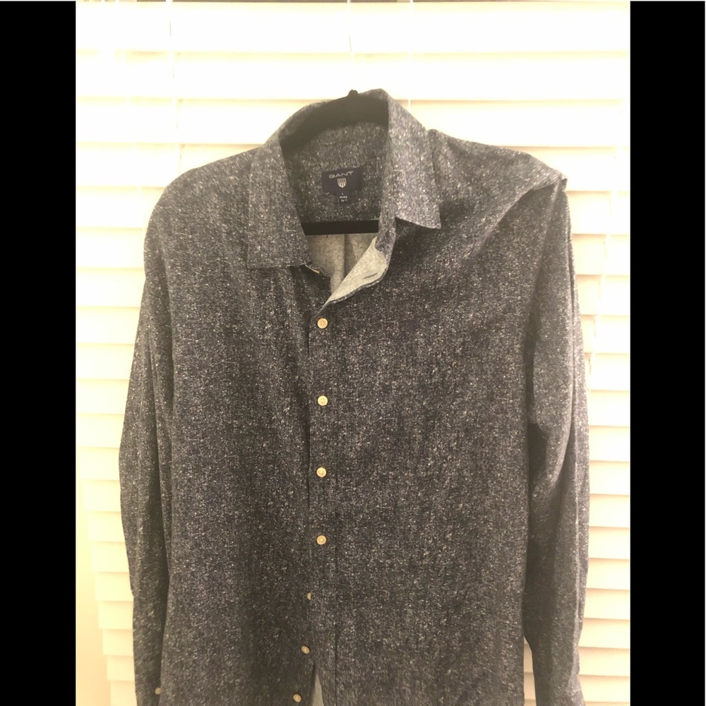 Default fit tweed print sport shirt by GANT